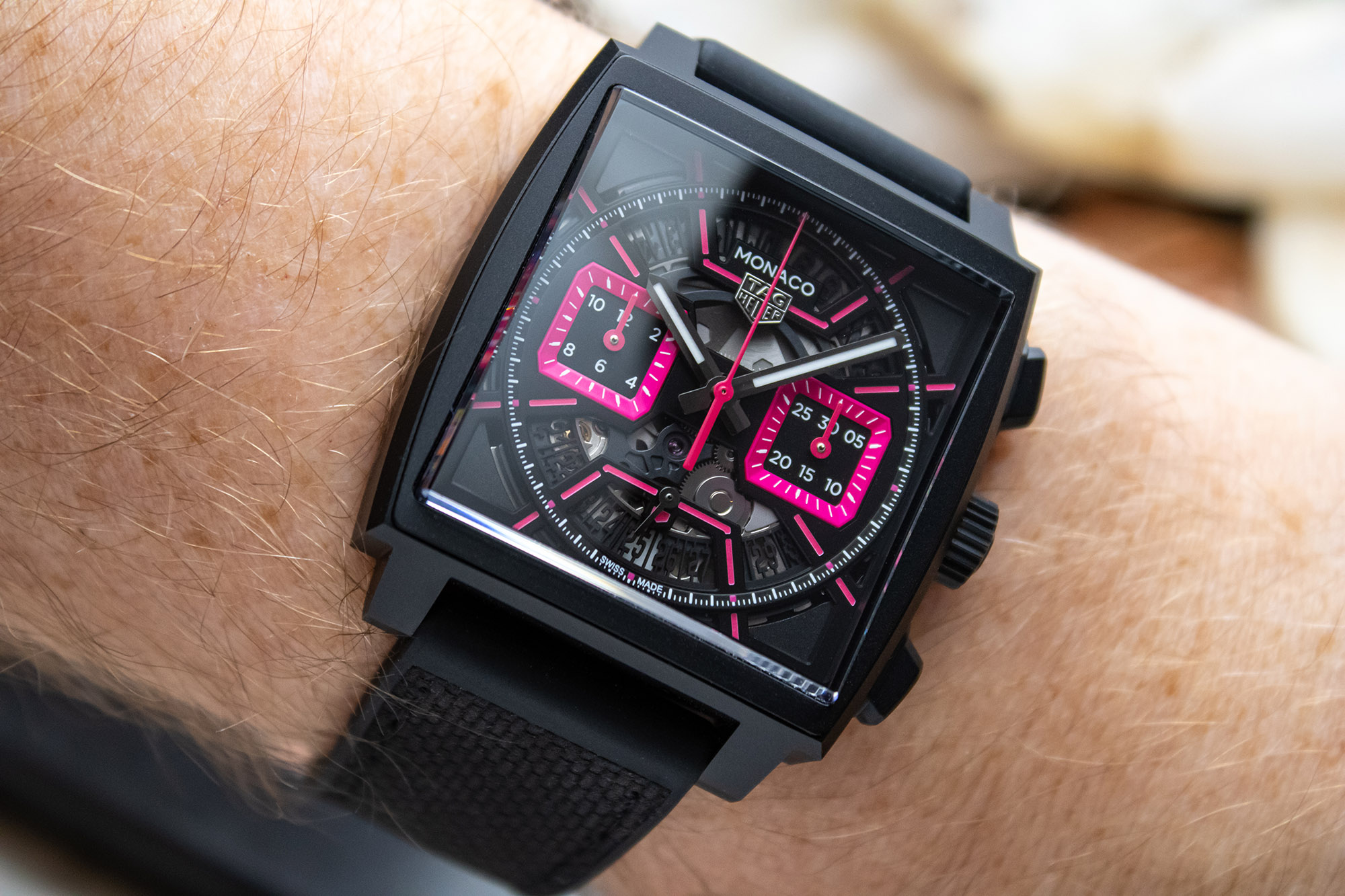 Replique TAG Heuer Monaco Chronograph Pink